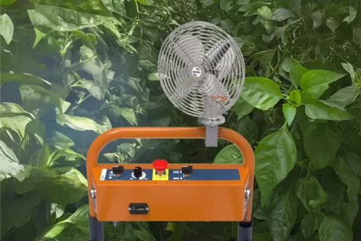 New and improved: fan for the BeNomic Star pipe rail trolley New and improved: fan for the BeNomic Star pipe rail trolley